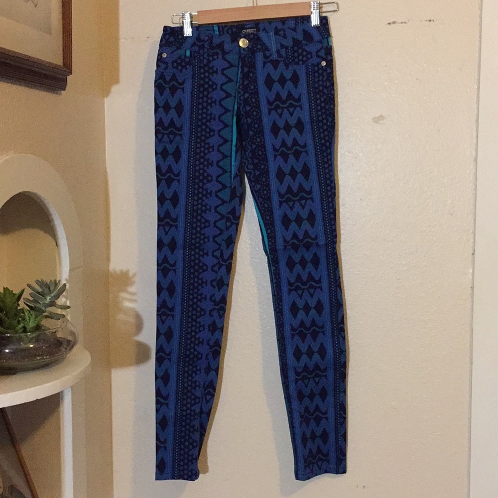 Blue Tribal print jeans